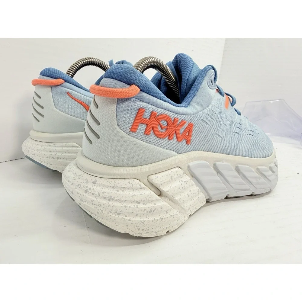 HOKA Gaviota 4 Women's 9B Blue Fog Plein Air Running Shoes 1123199 BFPA